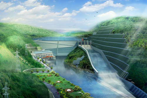 民乐老挝南塔河1号水电站项目